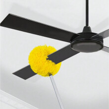 Ceiling Fan Cleaner Duster with Extension Pole – Washable Microfiber, Compatible with High Ceilings, Fans, Furniture & Cars