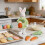 Karymi Easter Bunny Resin Decoration Pink Green 6