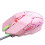 Pink Rgb Wired Gaming Mouse 4 Speed Dpi Adjustment Macro Customization Usb Connection For Multi Platform Use 1