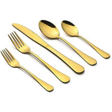Gold Stainless Steel Flatware Set 20-Piece for 4