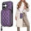 Θήκη πορτοφολιού crossbody για iPhone17, PU δέρμα με φερμουάρ, βάση στήριξης, υποδοχές 2