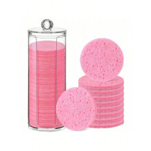 Ansiktssvamper Naturlig eksfoliering 120 stk Rosa