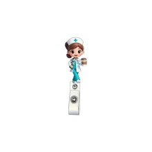 Retractable ID Cards Holder Strong Clip Easy to Use for Professionals Staff