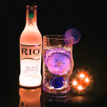 LED Coaster, Light Up Coaster LED Car Coasters Waterproof Acrylic Beer Cocktail Coasters for Parties Weddings Bar Christmas Home Pub