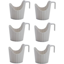 Anti-Scalding Cup Holder for Hot Drinks Elastic Band Coffee Cup Carrier Disposable Caddy for Office Kitchen and Takeout Use 3.5 Inch Diameter