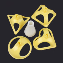 Plastic Dumpling Making Molds 4Pcs Circular Shape 2.6 x 2.6 x 3.9Inch For Home Restaurant