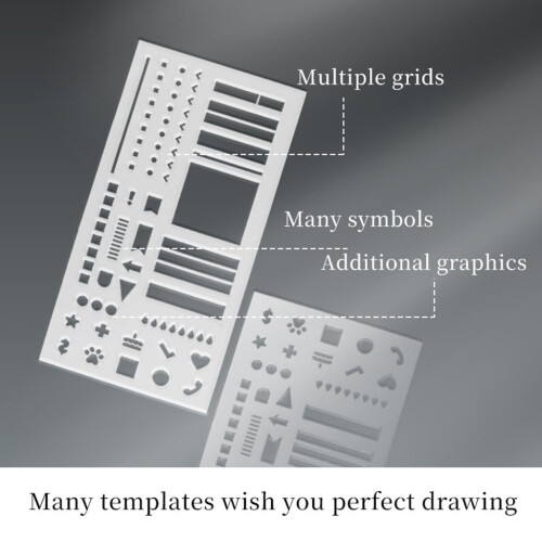 Schedule Template Ruler With Grid For Journals Calendars Crafting Light Weight 2