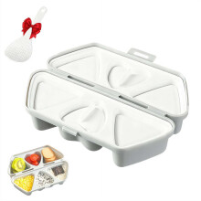 Onigiri Mold, Triangle Rice Ball Molds, Quick to Make and Easy to Store Carry and Clean (with spoon)