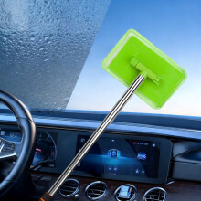 Tête de nettoyage télescopique en microfibre pour vitres de voiture 12,6 x 5,9