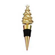 Weihnachtsbaum-Weinkorken aus Zinkmetall, 1 Stück