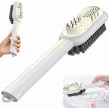2-in-1 Suede Shoe Brush with Eraser & Soft Bristles - Dual Head Cleaner for Shoes, Bags, Jackets, Nubuck Materials