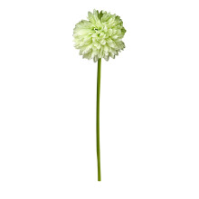 Seiden-Imitat-Hochzeitsstrauß mit Chrysanthemen und Stielen, 23 cm (9 Zoll), 1 Stück