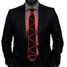 LED Tie Light Tie Glow Light Tie Neon LED Ties LED Light Tie Cool Novelty Tie for Party