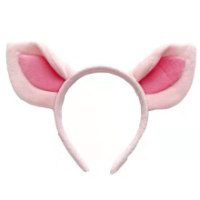 Eenvoudige en schattige haaraccessoires voor vrouwen en studenten: haarband voor het wassen van het gezicht, haarband met kleine varkensoortjes,