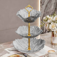 Élégants plateaux de service à plusieurs étages pour fruits et amuse-gueules – Parfaits pour les desserts, les cupcakes et les hors-d'œuvre