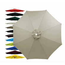 Funda para sombrilla de patio de 3.5 m (11.5 pies), 8 varillas, resistente a los rayos UV e impermeable.