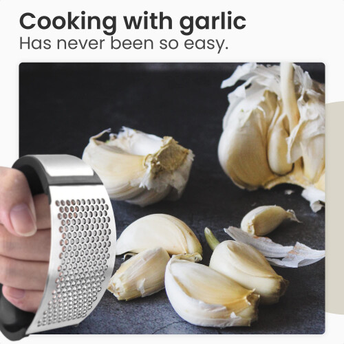 Garlic Press Set Stainless Steel3-Piece 1
