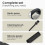 Garlic Press Set Stainless Steel3-Piece 5