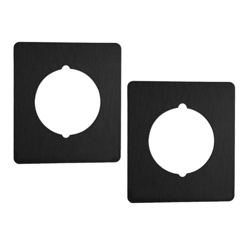 2Pcs Door Lock Fixing Cover Filler Repair Backplate Door Reinforcement Plate Door Handle Holes Reinforcer Enduring 9181073349935