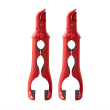 Pinces 3 en 1 pour plaques chauffantes avec ouvre-bouteille et support anti-brûlure pour bols – Lot de 2