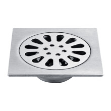 Stainless Steel Shower Floor Drain Odor Proof Floor Drain Kitchen Drain Sewer Backflow Preventer Accessory Shower Drain Strainer for Bathroom