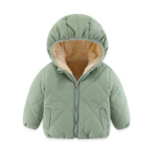 Girls Winter Jacket,Girls Down Jacket Baby Winter Coat Toddler Outerwear for Warm Clothing,Purple Jacket,05 Light Green,18-24 Months