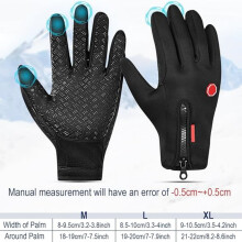 Guanti invernali touchscreen antivento e impermeabili (3 paia)