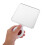 Handspiegel voor cosmetica met handvat, wit 5