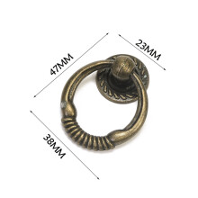 Poignée de tiroir rétro miniature, poignée ronde pour armoire ou meuble, bouton de placard, décoration créative, petite poignée de meuble