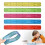 Régua flexível de 30 cm (12"), dobrável e inquebrável, transparente e resistente a estilhaços, com marcações em cm/polegadas, régua colorida 1