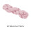 Bohemsk bordløper rosa krøllete polyester 70x35 tommer 3