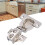 Cabinet Hinge, Door Hinge Universal For Kitchen For Home For Office 5