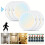 Rechargeable LED Ceiling Light with Motion Sensor, 3 Modes, 10 Brightness Levels, Battery-Powered, Remote & Timer – Compatible with Closet/Shower 2