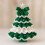 Crochet Christmas Tree Kit with Bows Ornament Set 6