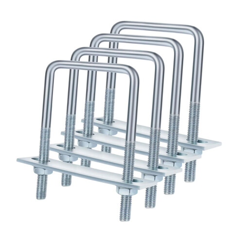 Square U Bolts Heavy Duty Galvanized4Pack 1