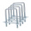 Square U Bolts Heavy Duty Galvanized4Pack 4