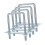 Square U Bolts Heavy Duty Galvanized4Pack 5