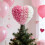 Heart-Shaped Rose Tree Topper for Valentine's Day 2
