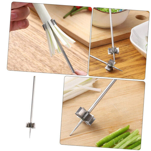 Affettatrice per cipolle e tritaaglio in acciaio inox 1