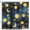 Cortina de Chuveiro Celestial – Design Sol, Lua e Estrelas, Bege Boho, Impermeável, 152 x 183 cm, 12 Ganchos 3