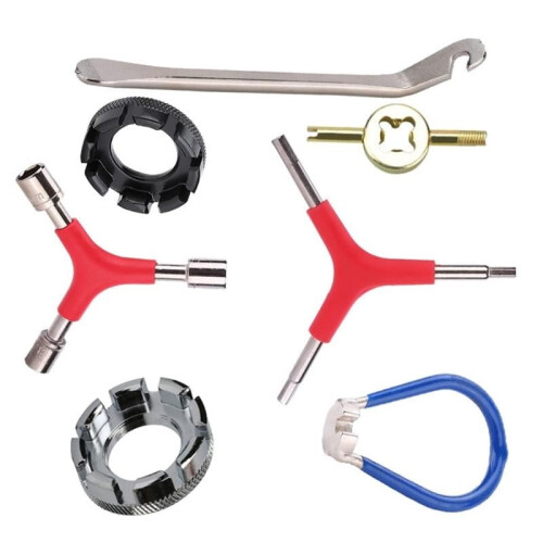 Llave para radios de bicicleta, tensor de niple universal, 1 unidad 2