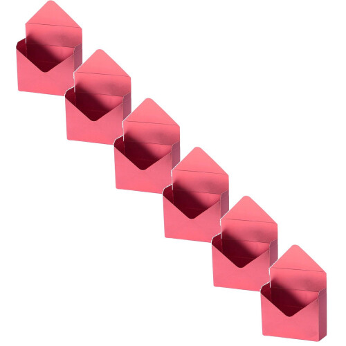 Valentine Envelope Box Red Folding Hand-Hold Gift Box 8pcs 1
