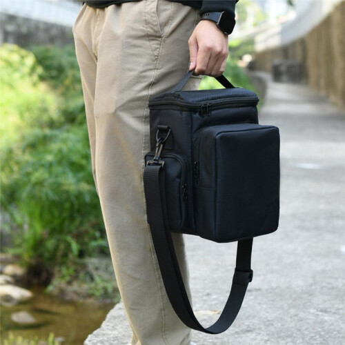 TXEsign Bolsa de Transporte para Microfone de Viagem com 6 Compartimentos Bolsa para Microfone Bolsa de Transporte para Microfone com Alça de Mão e 2