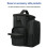 TXEsign Bolsa de Transporte para Microfone de Viagem com 6 Compartimentos Bolsa para Microfone Bolsa de Transporte para Microfone com Alça de Mão e 7