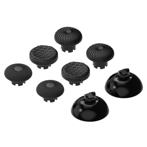 Rocker Cap & Paddle Accessory Set for PS5/PS4// Game Controller Handles Gaming Controller Accessories Black