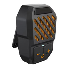 Zak -Luidspreker, Clip- Luidspreker, Draadloze BT-Microfoon, Lavalier-Luidspreker voor Sport, Werk, Fietsen, Oranje