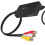 Conversor de DVD Blu-Ray RCA para  Compatível com Adaptador de Áudio e Vídeo Composto para 5