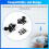 Controller Grip Tape for Flydigi APEX 5 Classic Version Wireless Gaming Handle Grips Non-Slip Stickers Enhanced Buttons 6