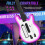 Wireless Guitar Controller for  RGB Gaming Controller Guitar Gamepad for  Guitar Hero Rock Band Game 6