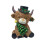 Koebeeldje van hars, kerstster, kerstboom, snoepstokkabouter 1
